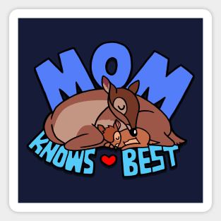 Mom Knows Best Mother Slogan For Moms Magnet